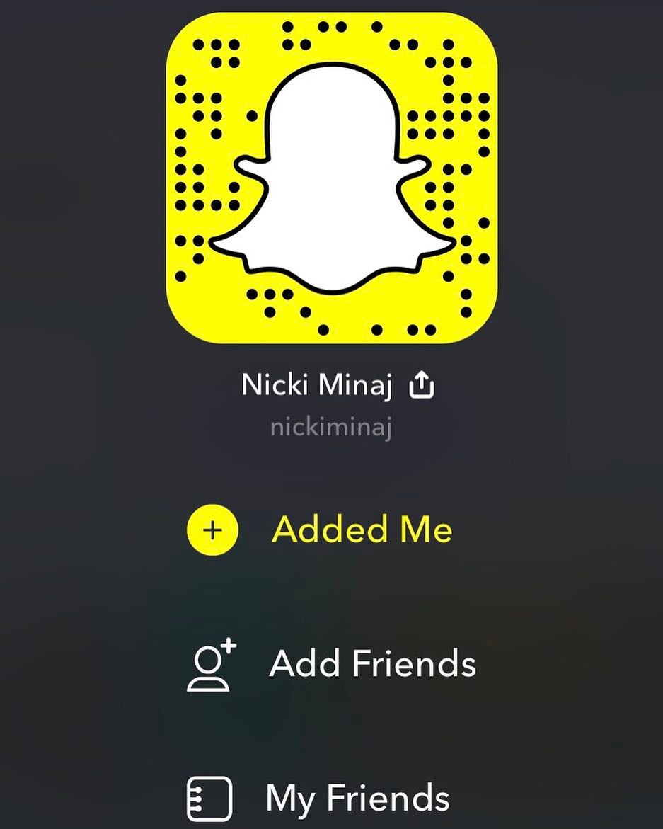 Snapchat a does minaj have nicki Check out