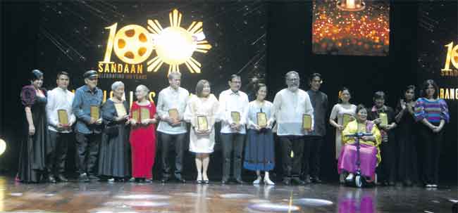 The Parangal sa Sandaan awardees