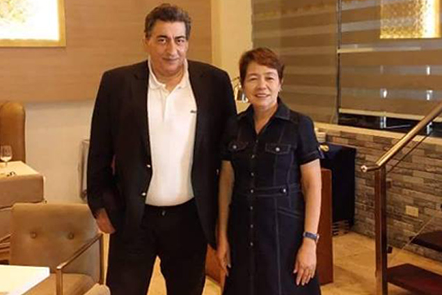 Photo shows FIDE National Arbiter Margie C. Narcilla (right) along with FIDE Deputy President Georgios Makropoulos.