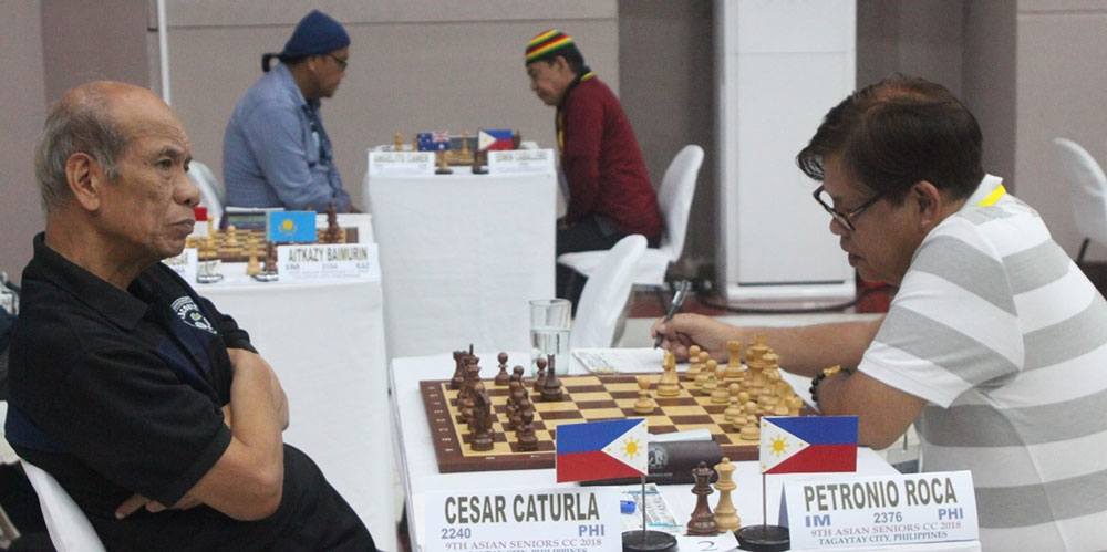 NM Cesar Caturla of the Philippines vs IM Petronio Roca of the Philippines