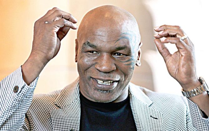 In Photo: Mike Tyson and his partners break ground on a plot for a cannabis resort in a remote Mojave Desert town.