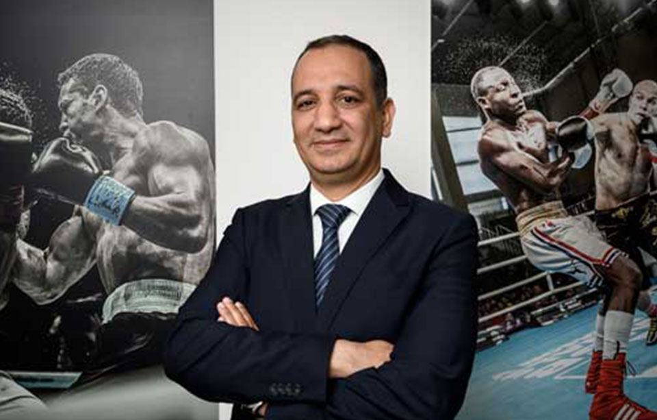 International Boxing Federation AIBA interim president, Morocco’s Mohamed Moustahsane. AFP PHOTO